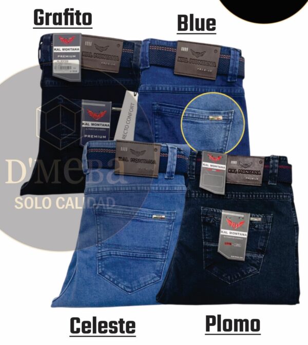 Jeans Clásico Recto KALL MONTANA
