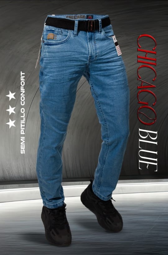 Pantalón Jeans CHICAGO - Semipitillo